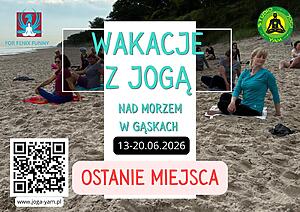 wakacje joga na plaży