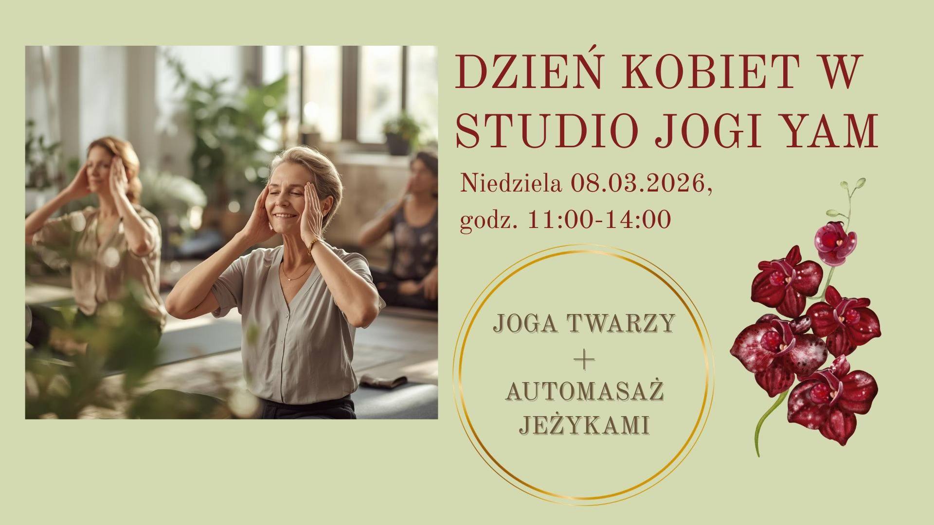 dzien kobiet joga twarzy